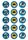 BATMAN - 2 INCH/5CM CUPCAKE IMAGE SHEET - 15 PER SHEET