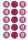 A-LEAGUE ADELAIDE UNITED FC 2 INCH/5CM CUPCAKE IMAGE SHEET - 15 PER SHEET