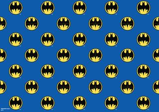 BATMAN PATTERN SHEET A4 EDIBLE IMAGE