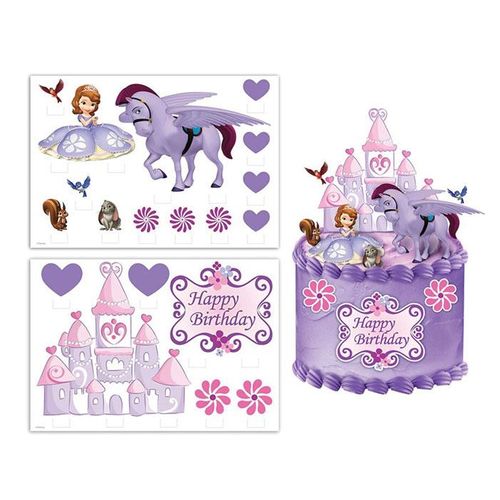 DISNEY SOFIA THE FIRST CAKE TOPPER SCENE | EDIBLE IMAGE