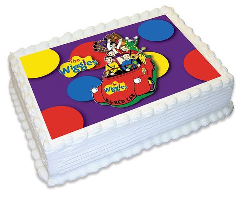 THE WIGGLES  -  A4 EDIBLE ICING IMAGE - 29.7CM X 21CM (APPROX.)