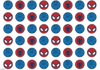 SPIDERMAN PATTERN SHEET A4 EDIBLE IMAGE