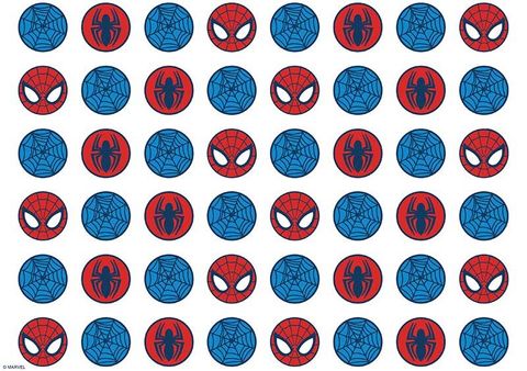 SPIDERMAN PATTERN SHEET A4 EDIBLE IMAGE