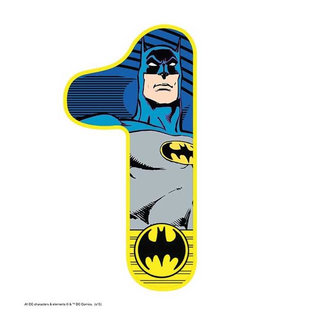 BATMAN NUMBER 1 | EDIBLE IMAGE