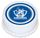 AFL KANGAROOS ROUND EDIBLE ICING IMAGE - 6.3 INCH / 16CM