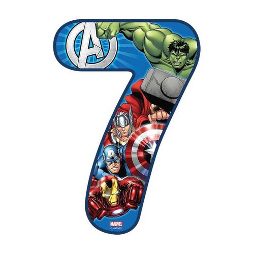 AVENGERS NUMBER 7 | EDIBLE IMAGE