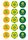 AUSTRALIA SOCCEROOS 2 INCH/5CM CUPCAKE IMAGE SHEET - 15 PER SHEET
