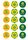 AUSTRALIA SOCCEROOS 2 INCH/5CM CUPCAKE IMAGE SHEET - 15 PER SHEET