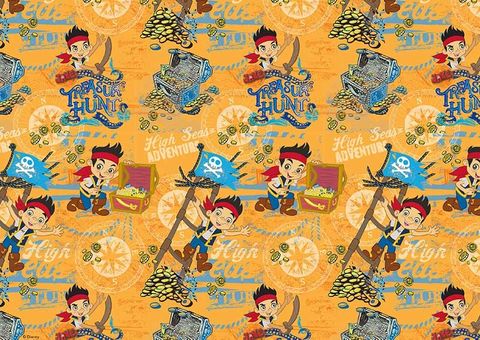 DISNEY JAKE AND THE NEVER LAND PIRATES - PATTERN SHEET A4 EDIBLE IMAGE