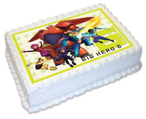 BIG HERO 6 -  A4 EDIBLE ICING IMAGE - 29.7CM X 21CM (APPROX.)