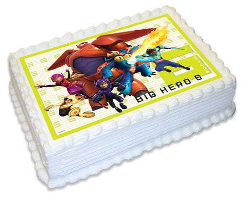 BIG HERO 6 -  A4 EDIBLE ICING IMAGE - 29.7CM X 21CM (APPROX.)