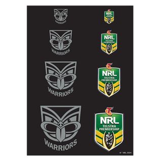 NRL NEW ZEALAND WARRIORS A4 LOGO SHEET | EDIBLE IMAGE