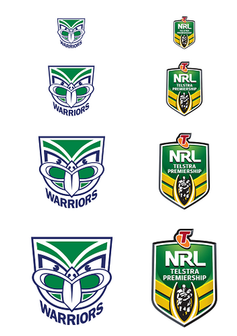 NRL NEW ZEALAND WARRIORS A4 LOGO SHEET | EDIBLE IMAGE