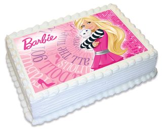 BARBIE -  A4 EDIBLE ICING IMAGE - 29.7CM X 21CM (APPROX.)