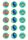 FINDING NEMO 2 INCH/5CM CUPCAKE IMAGE SHEET - 15 PER SHEET