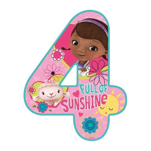 DOC MCSTUFFINS NUMBER 4 | EDIBLE IMAGE