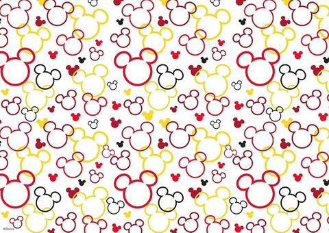 MICKEY MOUSE - PATTERN SHEET A4 EDIBLE IMAGE