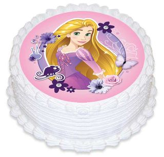 DISNEY PRINCESS | TANGLED/RAPUNZEL | 160MM ROUND | EDIBLE IMAGE