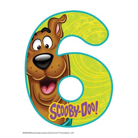 SCOOBY DOO NUMBER 6 | EDIBLE IMAGE