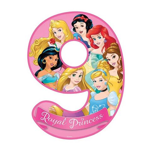 DISNEY PRINCESS NUMBER 9 | EDIBLE IMAGE