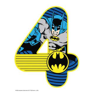 BATMAN NUMBER 4 | EDIBLE IMAGE