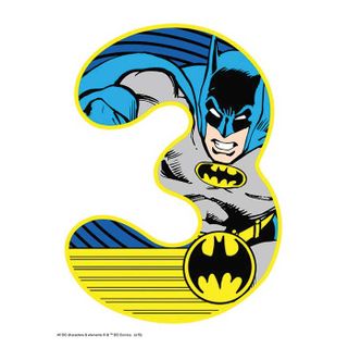 BATMAN NUMBER 3 | EDIBLE IMAGE
