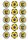 A-LEAGUE CENTRAL COAST MARINERS 2 INCH/5CM CUPCAKE IMAGE SHEET - 15 PER SHEET