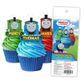 THOMAS THE TANK ENGINE - EDIBLE WAFER CUPCAKE TOPPERS - 16 PIECE PACK