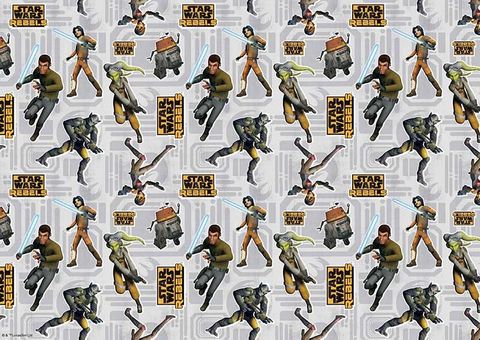 STAR WARS - REBELS PATTERN SHEET A4 EDIBLE IMAGE