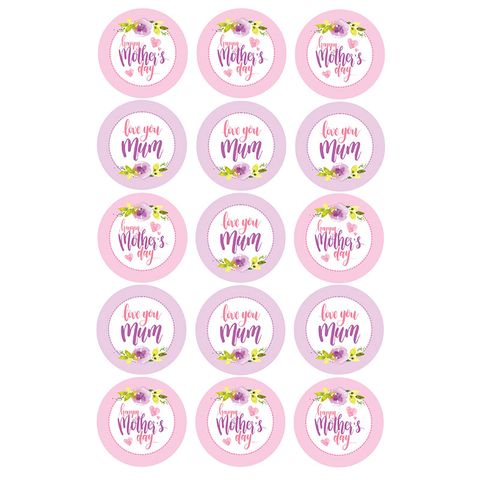 MOTHER'S DAY | CUPCAKE EDIBLE IMAGE