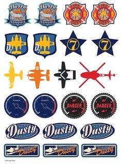 DISNEY PLANES ICONS SHEET A4 EDIBLE IMAGE
