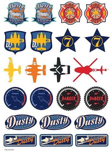 DISNEY PLANES ICONS SHEET A4 EDIBLE IMAGE