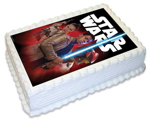 STAR WARS VII HEROES A4 | EDIBLE IMAGE