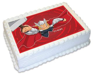 THOR -  A4 EDIBLE ICING IMAGE - 29.7CM X 21CM (APPROX.)