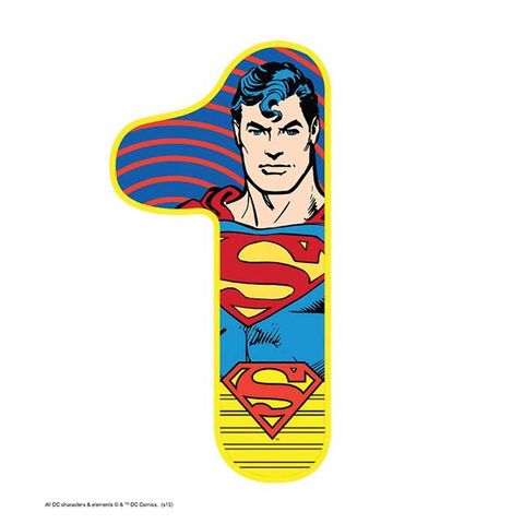 SUPERMAN NUMBER 1 | EDIBLE IMAGE