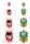 NRL ST.GEORGE/ILLAWARRA DRAGONS A4 LOGO SHEET | EDIBLE IMAGE