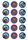 SUPERMAN - 2 INCH/5CM CUPCAKE IMAGE SHEET - 15 PER SHEET