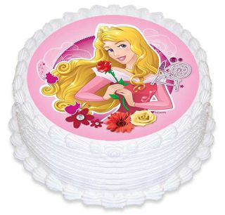 DISNEY PRINCESS - AURORA SLEEPING BEAUTY ROUND | EDIBLE IMAGE