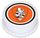 A-LEAGUE BRISBANE ROAR FC ROUND EDIBLE ICING IMAGE - 6.3 INCH / 16CM