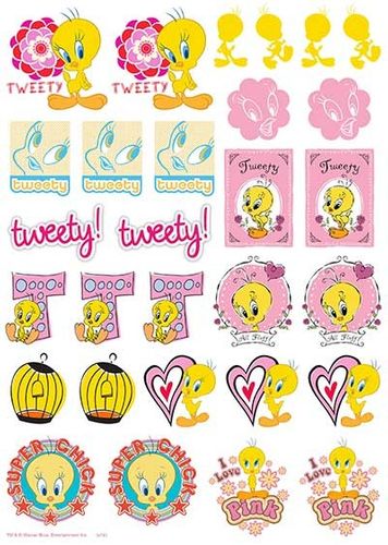 TWEETY - ICONS SHEET A4 EDIBLE IMAGE