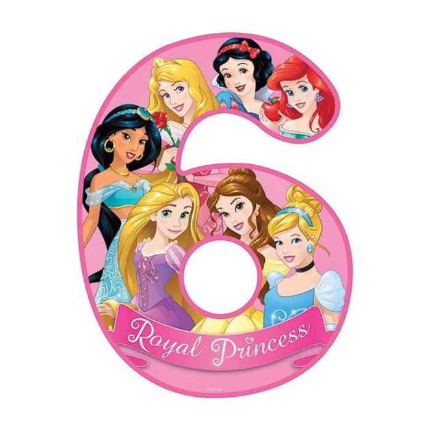 DISNEY PRINCESS NUMBER 6 | EDIBLE IMAGE