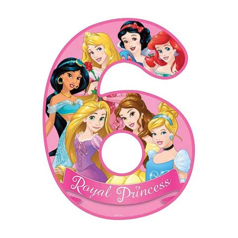 DISNEY PRINCESS NUMBER 6 | EDIBLE IMAGE