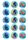 FINDING DORY 2 INCH/5CM CUPCAKE IMAGE SHEET - 15 PER SHEET