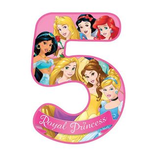 DISNEY PRINCESS NUMBER 5 | EDIBLE IMAGE