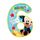 DISNEY MICKEY MOUSE NUMBER 6 | EDIBLE IMAGE