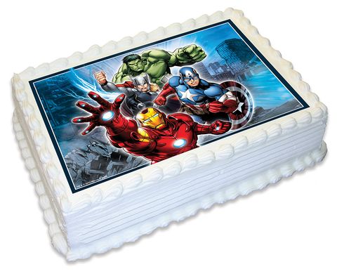AVENGERS -  A4 EDIBLE ICING IMAGE - 29.7CM X 21CM (APPROX.)
