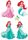 DISNEY PRINCESS - ARIEL MERMAID CHARACTER SHEET A4 EDIBLE IMAGE