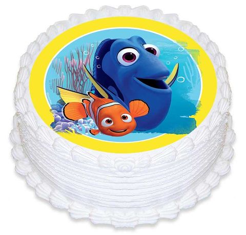 FINDING DORY ROUND | EDIBLE IMAGE