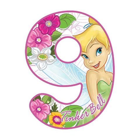 DISNEY FAIRIES NUMBER 9 | EDIBLE IMAGE