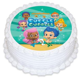 BUBBLE GUPPIES ROUND EDIBLE ICING IMAGE - 6.3 INCH / 16CM